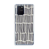 Moroccan stripes: Samsung Galaxy Note 10 Lite Transparant Hoesje