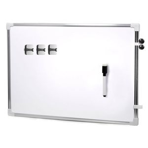 Magnetisch whiteboard/memobord met marker/ophanghaak magneten - 60 x 40 cm