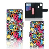 Xiaomi Mi Mix 2s | Wallet Case | met Pasjes | Punk Rock