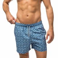 Herenzwembroek Alphaventure Seawaves Denim Blauw - Maat: XL