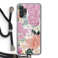Kindness matters: Samsung Galaxy A32 5G Transparant Hoesje met koord
