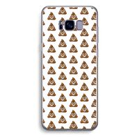 Poop emoji: Samsung Galaxy S8 Plus Transparant Hoesje