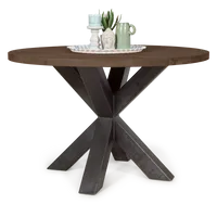 Eettafel (140cm - rond) Solaris - Lava/Lei - thumbnail