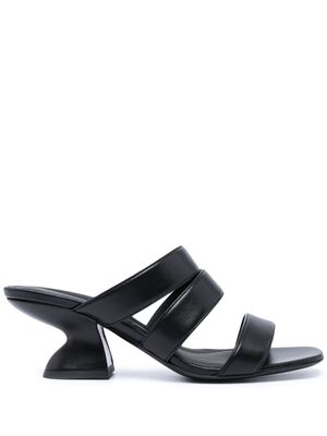 Ferragamo mules Steffie 60 mm à talon épais - Noir