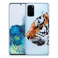 Smartphone hoesje Samsung Galaxy S20 Plus Watercolor Tiger Smartphone hoesje Samsung Galaxy S20 Plus Watercolor Tiger