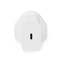 Nedis Oplader | 20 W | Snellaad functie | 1.67 / 2.22 / 3.0 A | Outputs: 1 | USB-C | Automatische Voltage Selectie - WCPD20W102WTUK Nedis Oplader | 20 W | Snellaad functie | 1.67 / 2.22 / 3.0 A | Outputs: 1 | USB-C | Automatische Voltage Selectie - WCPD20W102WTUK