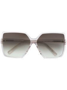 Saint Laurent Eyewear oversized sunglasses - Tons neutres