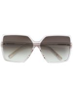 Saint Laurent Eyewear oversized sunglasses - Tons neutres - thumbnail