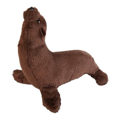 Ravensden Pluche bruine zeeleeuw knuffel - 15 cm - zeedieren speelgoed