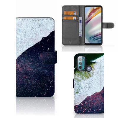 Motorola Moto G60 | Book Case | Sea in Space
