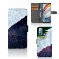 Motorola Moto G60 | Book Case | Sea in Space