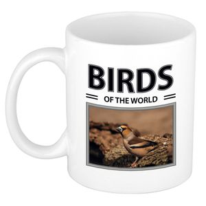 Appelvinkjes mok met dieren foto birds of the world