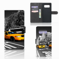 Samsung Galaxy Note 8 Flip Cover New York Taxi - thumbnail