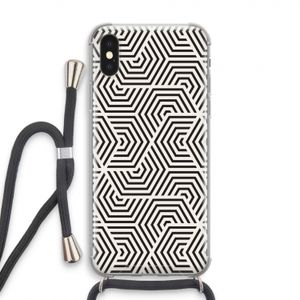 Magic pattern: iPhone XS Transparant Hoesje met koord