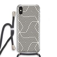 Magic pattern: iPhone XS Transparant Hoesje met koord
