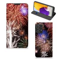 Samsung Galaxy A72 (5G/4G) Hippe | Standcase | Vuurwerk