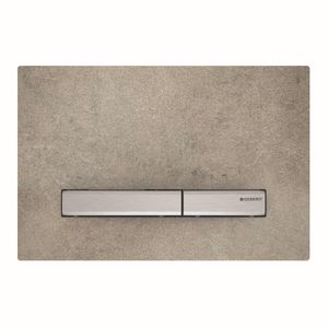 Bedieningsplaat Geberit Sigma 50 voor 2-toets Spoeling Chroom / Betonlook