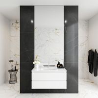 MONDIAZ DENTA 80 badmeubel talc 2 lades wastafel midden 1 kraangat MONDIAZ DENTA 80 badmeubel talc 2 lades wastafel midden 1 kraangat