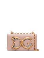 Dolce & Gabbana petit sac porté épaule Girls à logo - Rose - thumbnail