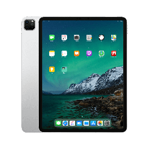 Refurbished iPad Pro 12.9 inch 2020 128 GB 4G Zilver Zichtbaar gebruikt