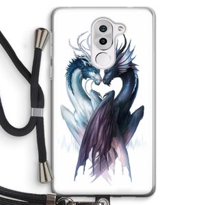 Yin Yang Dragons: Honor 6X Transparant Hoesje met koord