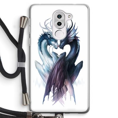 Yin Yang Dragons: Honor 6X Transparant Hoesje met koord