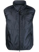 ASPESI gilet zippé à col montant - Bleu