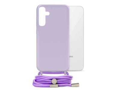 Mobilize Mobilize Lanyard Gelly Case for Samsung Galaxy S24+ 5G Pastel Purple