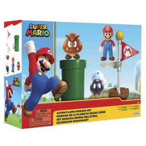 World of Nintendo Super Mario Diorama Set Acorn Plains