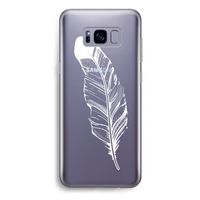 Pluim: Samsung Galaxy S8 Plus Transparant Hoesje