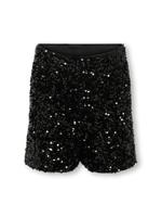 Kids ONLY winter shorts meisjes - zwart - KogConfidence - regular fit, pailletten