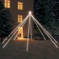 VidaXL Led-kerstboom binnen buiten 800 leds koud wit 5 m
