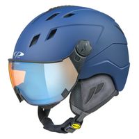 CP Corao+ skihelm blauw met meekleurend & polariserend vizier (3 Keuzes) - zeer veilig