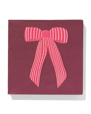 HEMA Servetten 33x33cm Papier Strikken - 20 Stuks