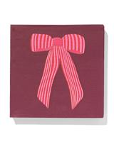 HEMA Servetten 33x33cm Papier Strikken - 20 Stuks