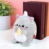 Kawaii Kat Boekensteun - Grijs/ster