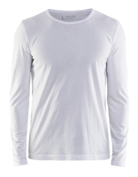 Blåkläder T-Shirt lange mouw 35001042 | Wit | Maat S - 7330509596500