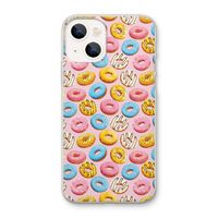 Pink donuts: iPhone 13 mini Transparant Hoesje