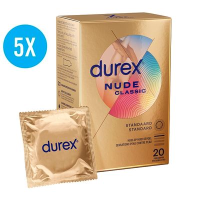 Durex Nude Classic Condooms (latex)