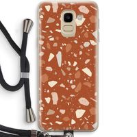 Terrazzo N°22: Samsung Galaxy J6 (2018) Transparant Hoesje met koord