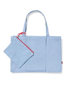 HEMA Strandtas Lichtblauw (felblauw)