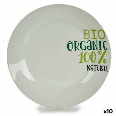 Dinerbord Organic Porselein 24,4 x 2,6 x 24,4 cm (10 Stuks)