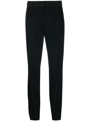 Emporio Armani pantalon slim à taille haute - Noir
