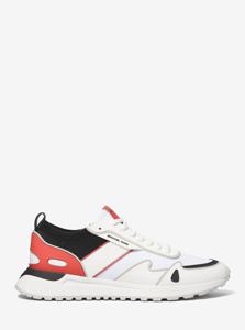 Michael Kors Miles Sneakers Heren Wit/Rood - Maat 41 - Kleur: RoodWit | Soccerfanshop