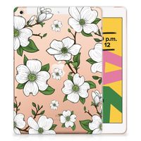 Apple iPad 10.2 | iPad 10.2 (2020) | 10.2 (2021) Siliconen Hoesje Dogwood Flowers - thumbnail