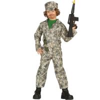 Soldaat verkleed kostuum - kinderen - camouflage pak - leger/militair verkleedkleding