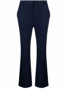 Boutique Moschino pantalon évasé à taille haute - Bleu