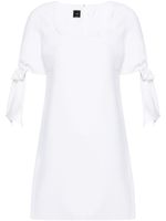 PINKO robe courte à encolure carrée - Blanc