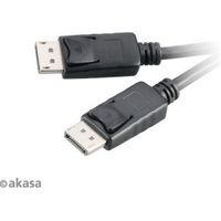 Akasa AK-CBDP01-20BK DisplayPort kabel 2 m Zwart - thumbnail