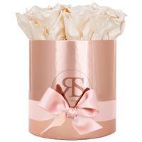 Flowerbox longlife Zara metallic champagne Flowerbox longlife Zara metallic champagne